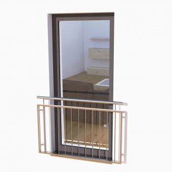 Französischer Balkon Typ MS7 